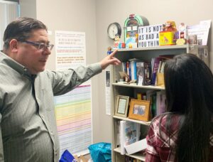 Bill Tarkanian, program developer of LA Centers for Alcohol and Drug Abuse (L.A. CADA) treatment provider, at his office in Santa Fe Springs.  